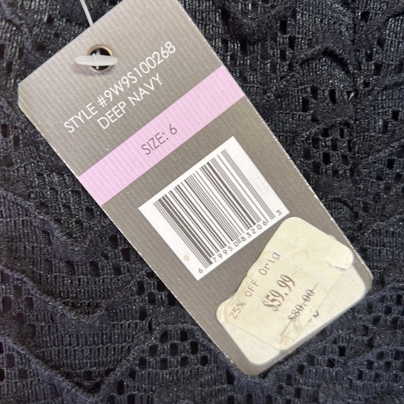 Dress Navy blue size 6 NWT - Picture 7 of 7